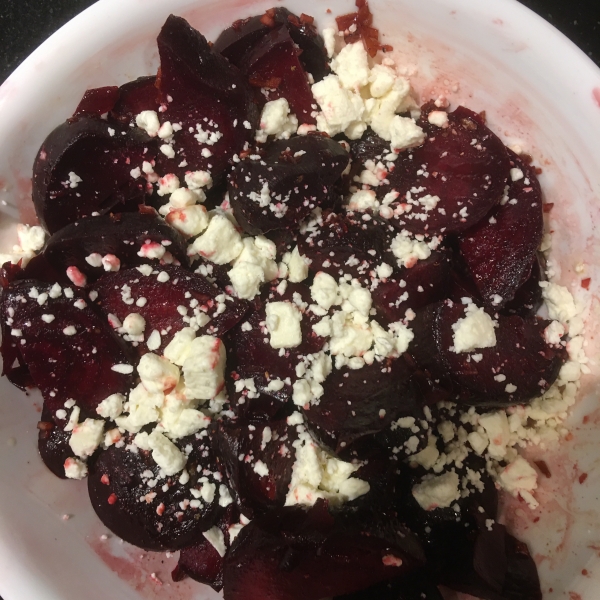 Roasted Beets with Feta