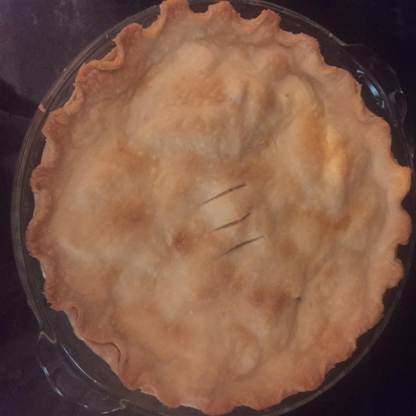 Quick Caramel Apple Pie