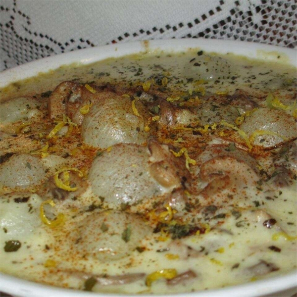 Creamed Onions and Sage
