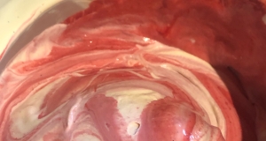 White Chocolate and Raspberry Ice Cream