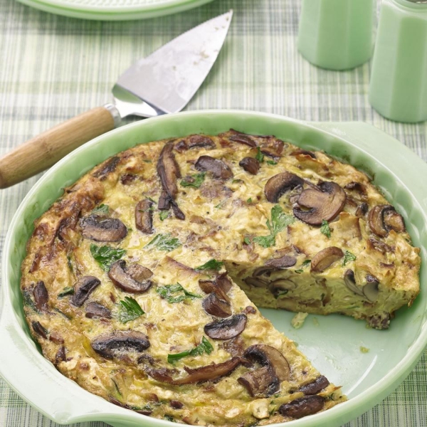 Mushroom Matzo Kugel