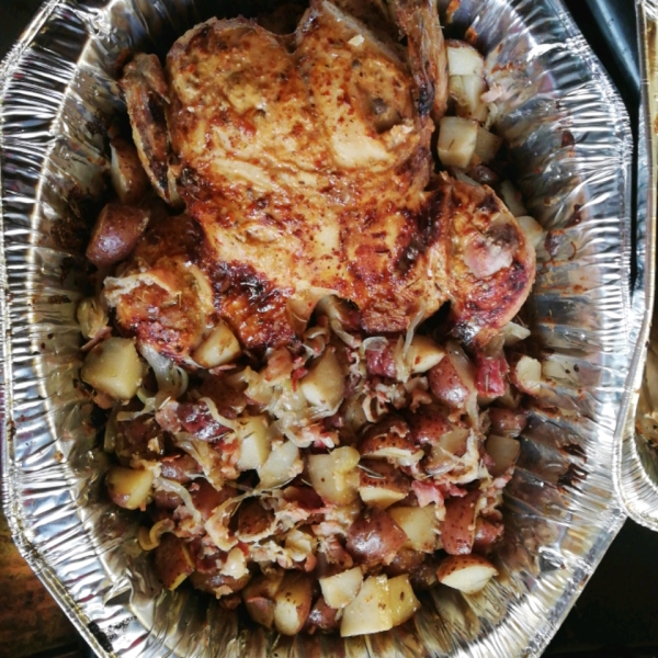 Rosemary-Roasted Chicken and Potatoes