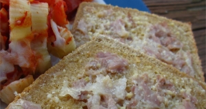 Prosciutto Parmesan and Pine Nut Bruschetta