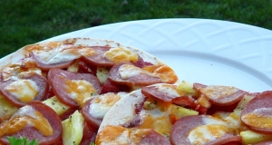 Fast Hawaiian Pizza