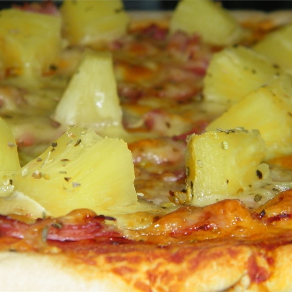 Fast Hawaiian Pizza