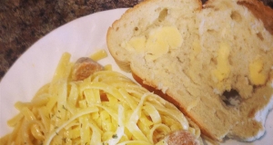 Fettuccini Alfredo With Sausage
