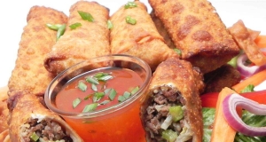 Korean Mandu (Egg Rolls)