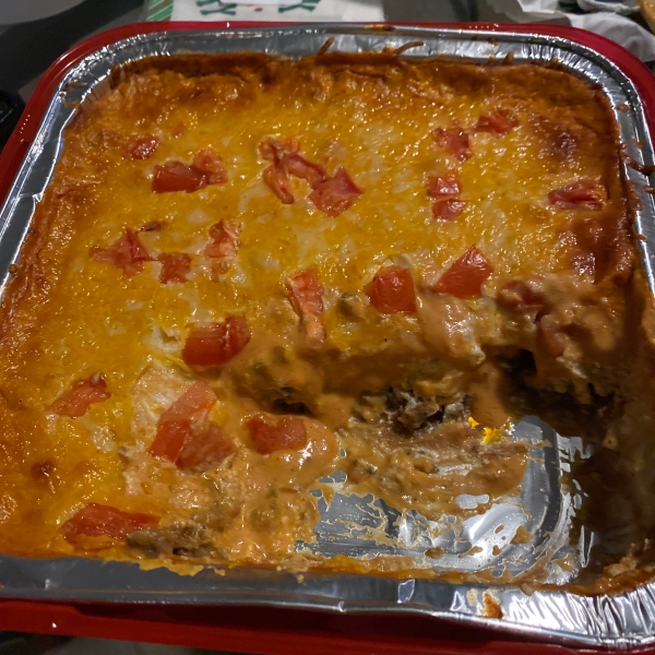 Sandie's Seven-Layer Bean Dip