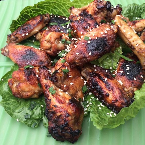 Sticky Orange Marmalade Chicken Wings