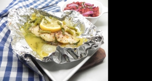 Grilled Swai and Asparagus Packets