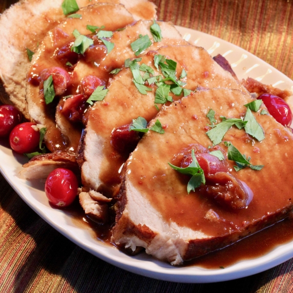 Instant Pot® Orange-Cranberry-Balsamic Pork Loin