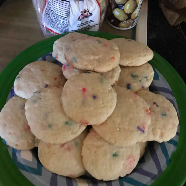 Funfetti Cake Mix Cookies