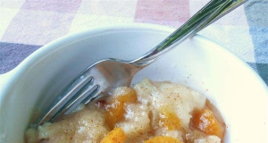 Amish Peach Dumplings