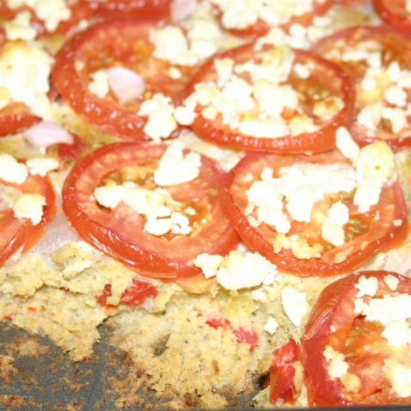 Squash with Tomato and Feta Cheese