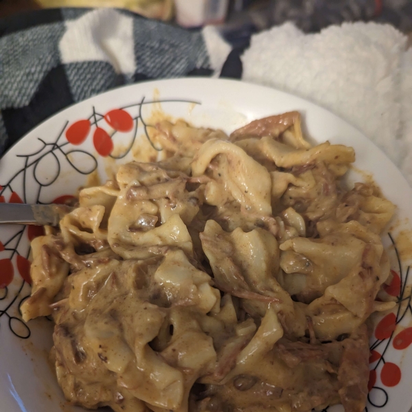 Slow Cooker Beef Stroganoff