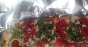 Rainbow Vegetable Pizza