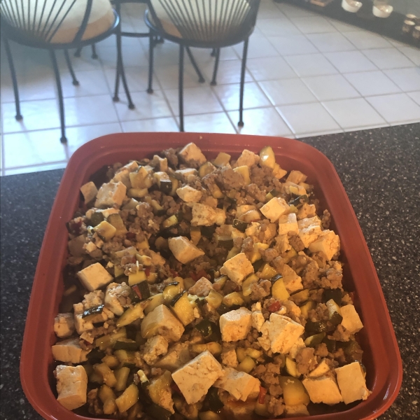 Spicy Pork and Vegetable Tofu