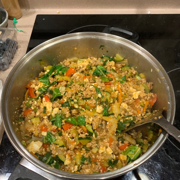 Spicy Pork and Vegetable Tofu