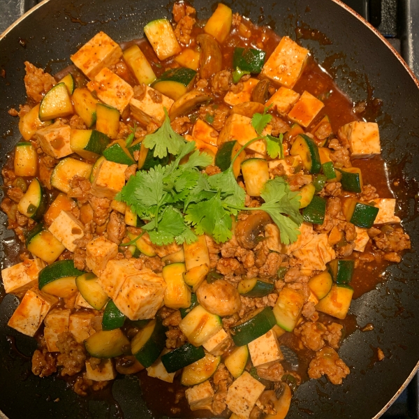 Spicy Pork and Vegetable Tofu