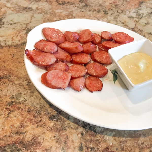 Snack Dippers with Hillshire Farm® Smoked Sausage and Honey Mustard