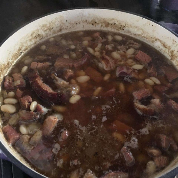 Slow Cooker Ham and Beans