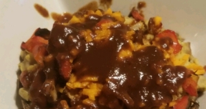 Four Cheese Mashed Potato Stuffed Portobello Mushrooms