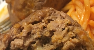 Feta Cheese Stuffed Meatballs