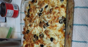 Creamy Chicken Enchilada Casserole