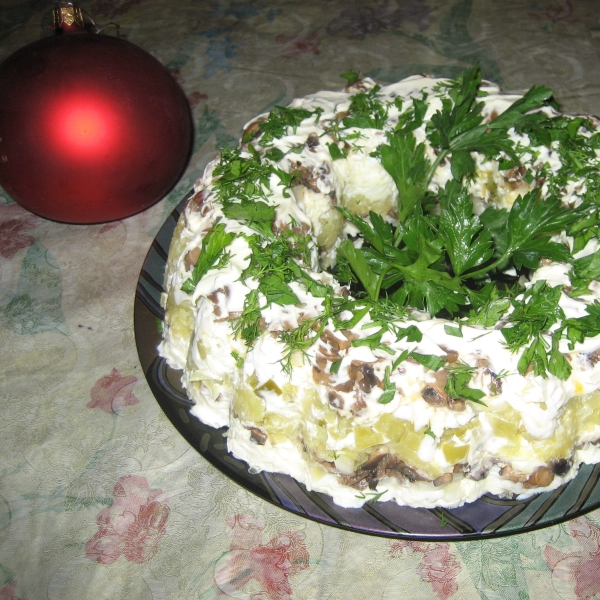 Russian Mushroom Salad