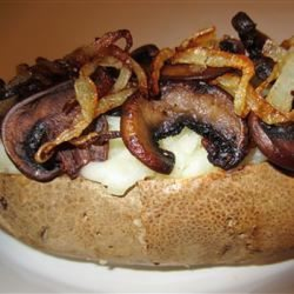 Baked Potato with Mushrooms