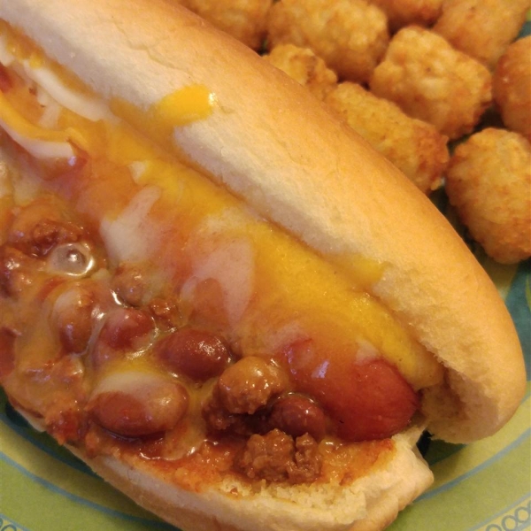 Chili Dogs with Cheese
