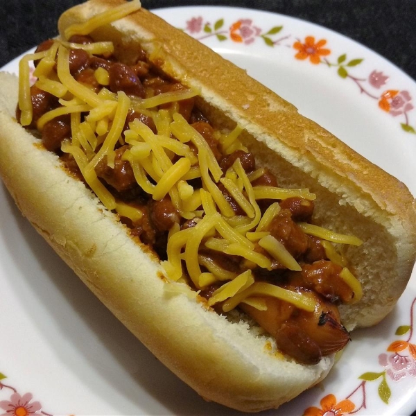Chili Dogs with Cheese