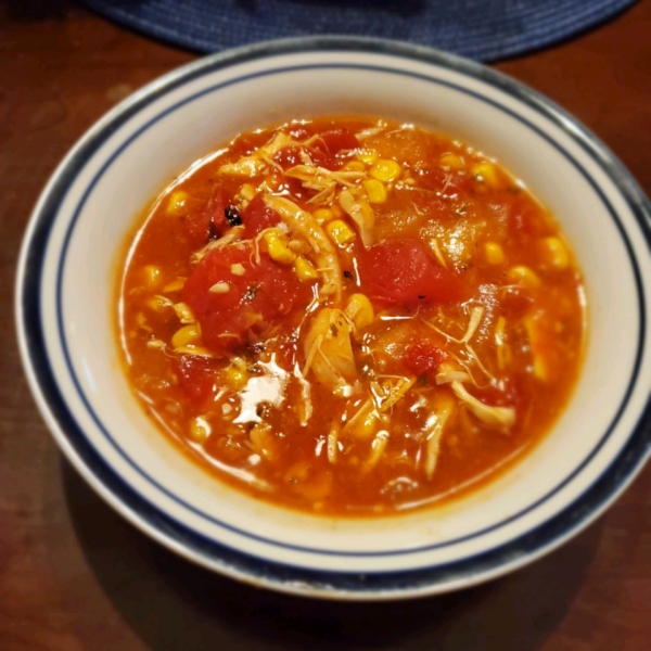 Chicken Enchilada Slow Cooker Soup