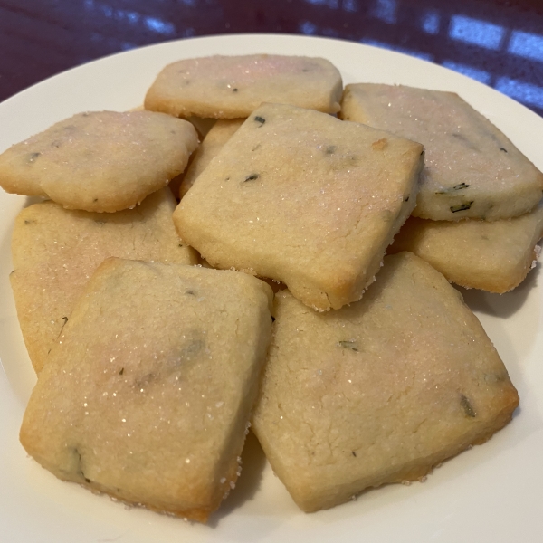 Rosemary Shortbread Cookies