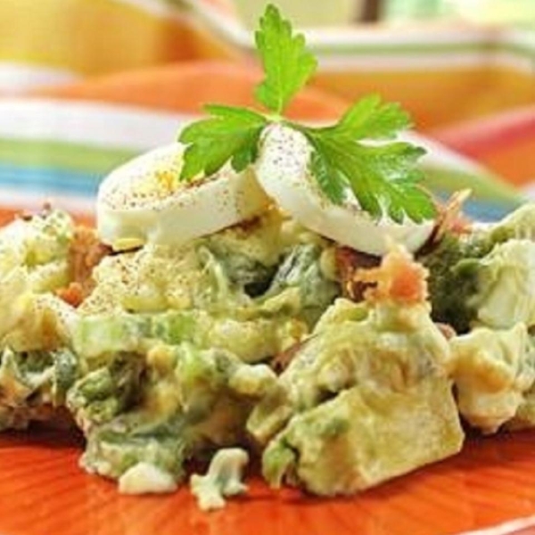 Lighter Avocado Egg Salad