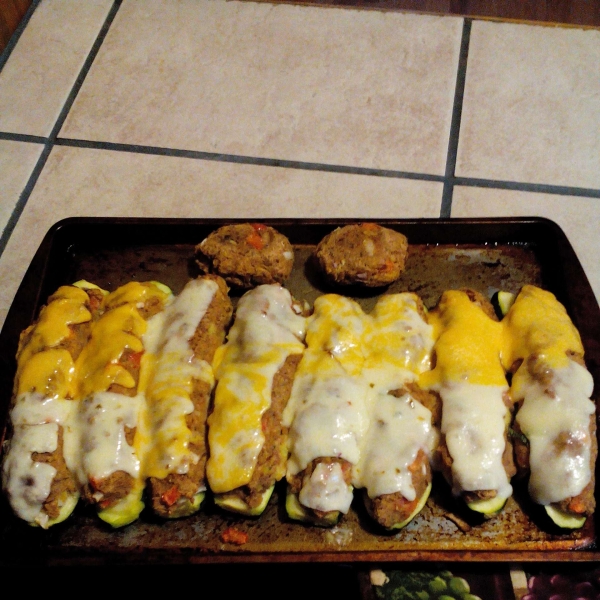 Tuna-Stuffed Zucchini