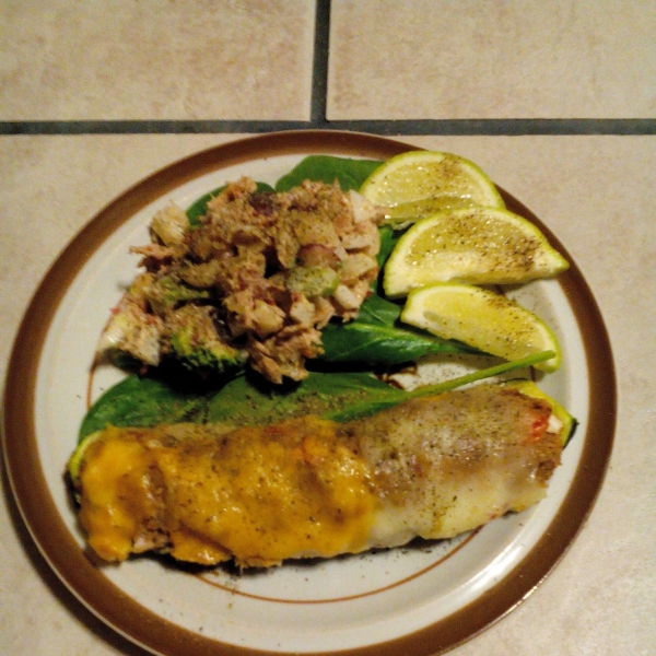 Tuna-Stuffed Zucchini