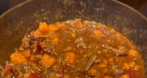 Slow Cooker Smoked Oxtail and Sweet Potato Stew