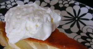 Apple Tart with Creme Fraiche