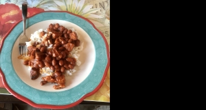 Portuguese Chourico, Beans, and Rice