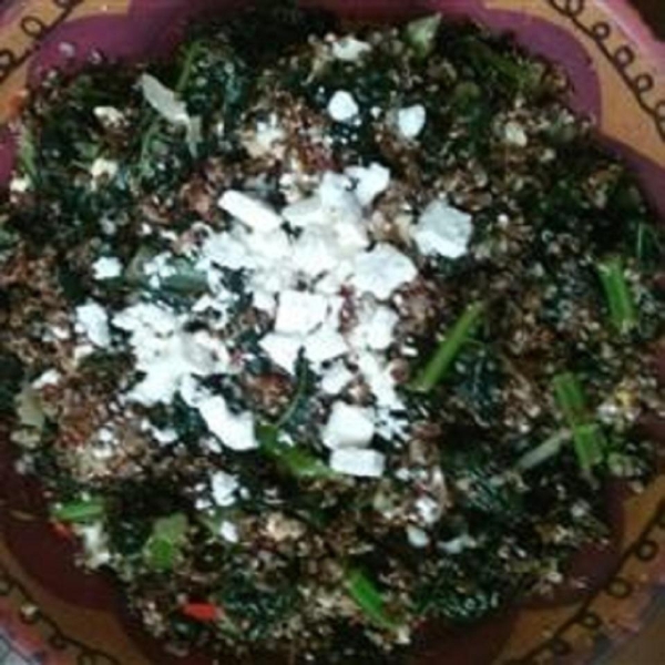 Red Quinoa and Tuscan Kale