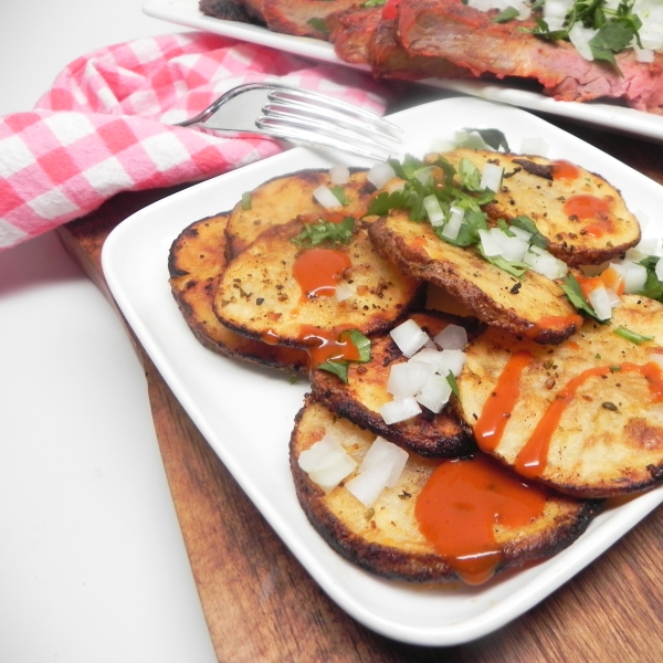 Grilled Potato Slices