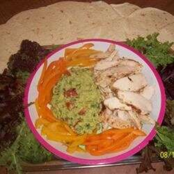 Grilled Chicken Fajitas