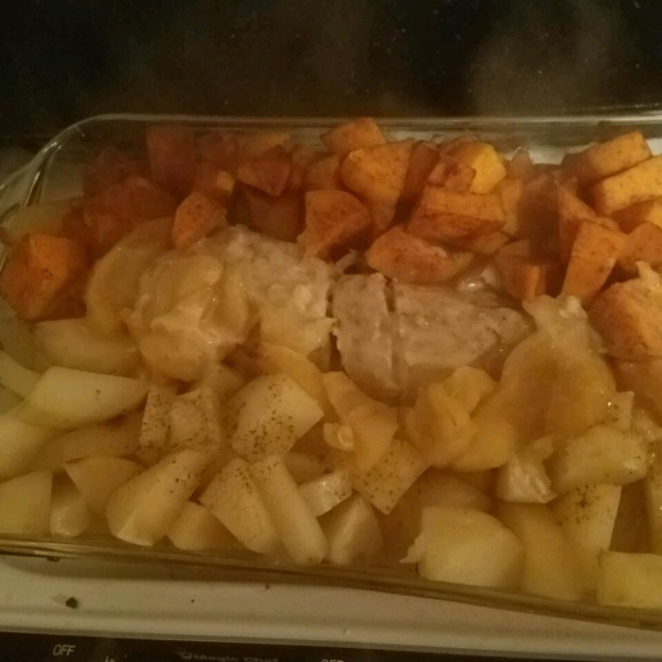 Cinnamon Pork Loin and Potatoes