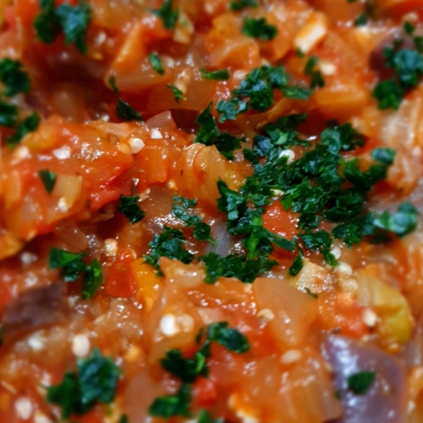 Eggplant Caponata (Sicilian Version)