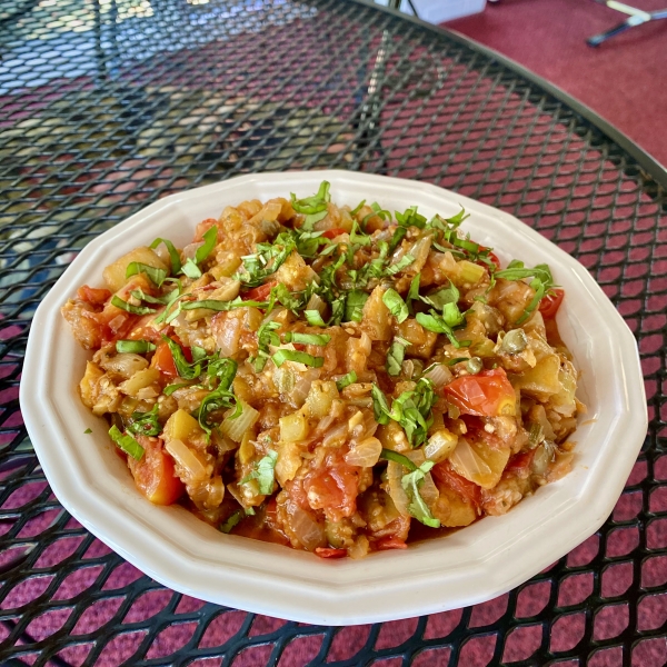 Eggplant Caponata (Sicilian Version)