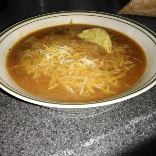 Creamy Slow Cooker Green Chili Chicken Soup
