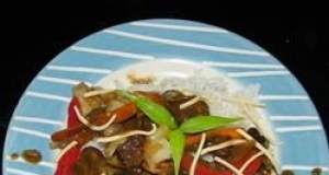 Fresh Vegetable Stir-Fry with Peppery Orange Beef