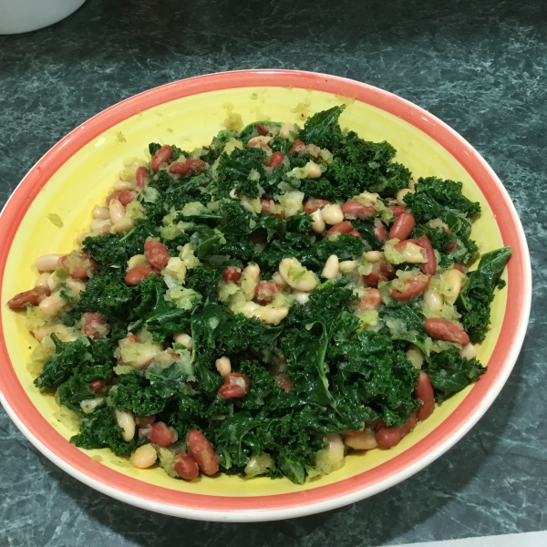 Vegan Chickpeas with Kale and Cilantro-Lime