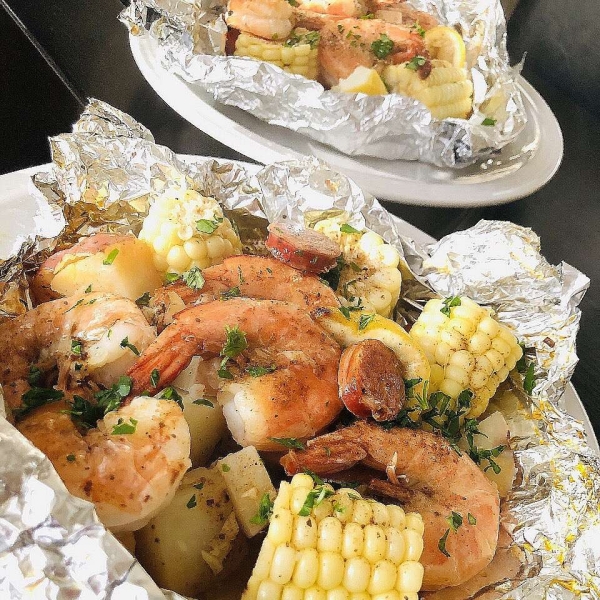 Sheet Pan Seafood Boil